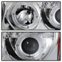 Spyder Projector Headlights LED Halo for Jeep Grand Cherokee - Chrome