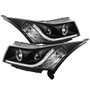 Spyder Projector Headlights Light Tube DRL for Chevy Cruze - Black