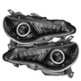 Spyder Projector Headlights DRL LED for Subaru BRZ - Black