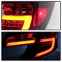 Spyder Light Bar LED Tail Lights for Toyota Camry - Black