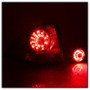 Spyder LED Tail Lights w/ Inner Trunk Lights for Lexus IS300 - Smoke