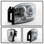 Spyder Projector Headlights LED Halo for Dodge Ram 1500/Ram 2500 - Chrome