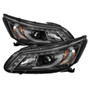 Spyder Projector Headlights Light Bar DRL for Honda Accord 4DR - Black