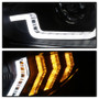 Spyder Projector Headlight w/ LED Seq Turn Sig for Honda Civic 4Dr - Black