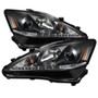 Spyder Projector Headlights DRL for Lexus IS 250/350 - Black