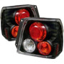 Spyder Euro Style Tail Lights for Toyota Tercel - Black