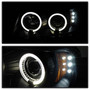 Spyder Projector Headlights LED Halo for Jeep Grand Cherokee - Black Smoke