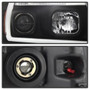 Spyder Projector Headlights Light Bar DRL for Ford F-150 - Black