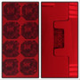 Spyder LED Tail Lights for Ford F150/F250/350 Duty - Red Clear