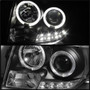 Spyder Projector Headlights DRL for Ford Escape Halogen - Black