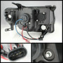 Spyder Projector Headlights DRL for Ford Escape Halogen - Black