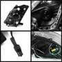 Spyder Projector Headlights DRL for Nissan 350Z Halogen - Black