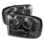 Spyder Projector Version 2 LED Halo for Ford F250 Super Duty - Smoke