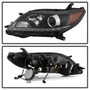 Spyder Projector Headlights DRL LED for Toyota Sienna - Black