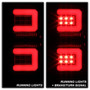 Spyder Light Bar LED Tail Lights for Chevy Silverado - Black Smoke