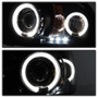 Spyder 1PC Projector Headlights LED Halo for Dodge Dakota/Durango - Black