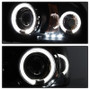 Spyder 1PC Projector Headlights LED Halo for Dodge Dakota/Durango - Black