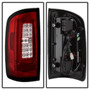 Spyder Light Bar LED Tail Lights for Chevy Colorado - Red Clear