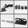 Spyder Fog Lights w/ LED Daytime Running Lights for Toyota FJ Cruiser - Black