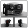 Spyder Projector Headlights LED Halo for Dodge Ram 1500/Ram 2500 - Black
