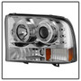 Spyder Projector Version 2 LED Halo for Ford F250 Super Duty - Chrome