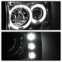 Spyder Projector Version 2 LED Halo for Ford F250 Super Duty - Chrome