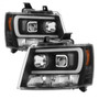 Spyder V2 Projector Headlights for Chevy Suburban/1500/2500/Tahoe - Black