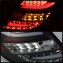 Spyder LED Tail Lights for Mercedes Benz W204 C-Class - Black