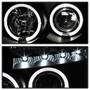 Spyder Projector Headlights LED Halo for Nissan Titan/Armada - Black