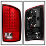 Spyder LED Tail Lights for Dodge Ram 1500/Ram 2500/3500 - Red Clear