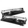 Spyder Crystal Headlights for Nissan 240SX - Black
