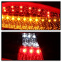 Spyder LED Tail Lights for Porsche 987 Cayman/Boxster - Red Clear
