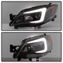 Spyder Projector Headlights Halogen Model Only for Subaru WRX - Black