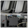 Spyder LED Tail Lights for Ford Mustang White Light Bar - Black