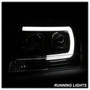 Spyder Projector Headlights Light Bar DRL LED for Jeep Grand Cherokee - Black