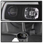 Spyder Projector Headlights Light Bar DRL LED for Jeep Grand Cherokee - Black