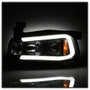 Spyder Projector Headlights LED Light Bar for Dodge Charger - Black