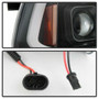 Spyder Projector Headlights LED Light Bar for Dodge Charger - Black