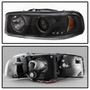 Spyder Projector Headlights LED Halo for GMC Sierra 1500/2500/3500 - Black
