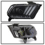 Spyder Projector Headlights HID Model Only for Ford Mustang - Black