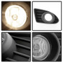 Spyder Fog Light w/ Switch for Scion IQ - Clear