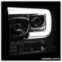 Spyder V2 Projector Headlights Light Bar DRL for Ford F250/350/450 SD - Black