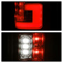Spyder LED Tail Lights for Ford F-250 SD w/ Blind Spot Sensor - Red Clear