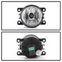 Spyder Style Fog Lights w/ Universal Switch for Dodge Ram 1500 - Clear