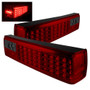 xTune LED Tail Lights for Ford Mustang - Red Smoke