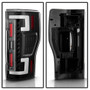 Spyder LED Tail Lights for Ford F250 SD LED Model Only - Black