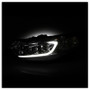 xTune Projector Headlights for Acura TSX - Light Bar DRL - Chrome