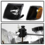 xTune 4pc Style Headlights w/ Corner for Ford Explorer Sport - Black