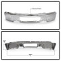 Spyder Front Bumper w/o Fog Light Hole for Ford F150 - Chrome