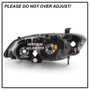 xTune Style Headlights for Honda Civic - Black